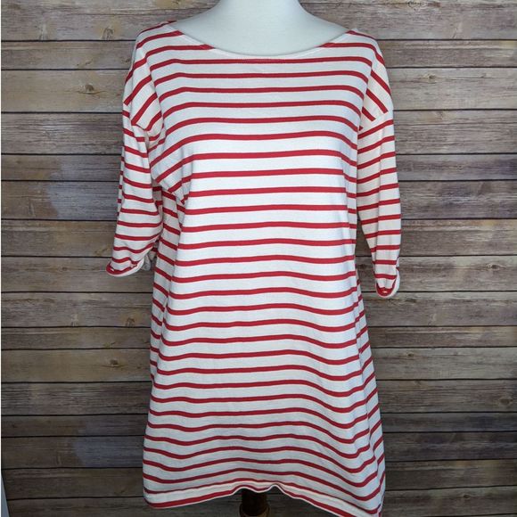 topshop red and white dress